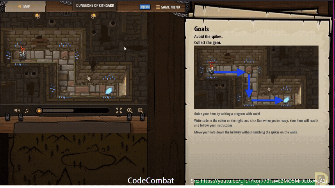 CodeCombat game