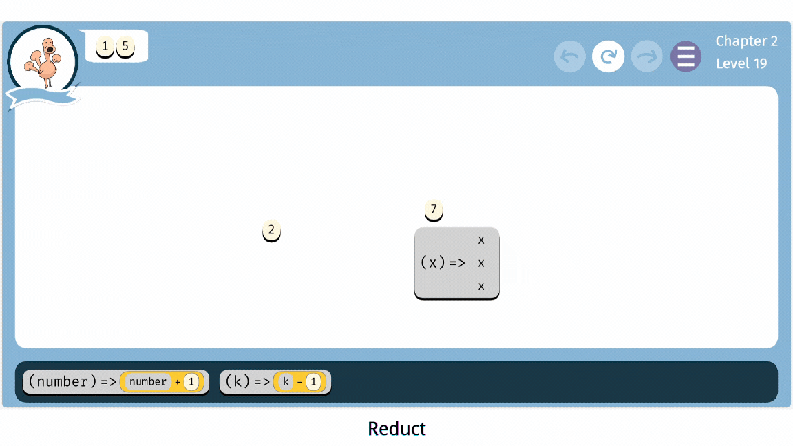 Reduct game